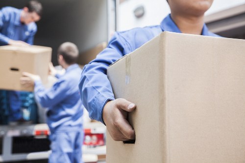 Removal team preparing a local home move in Andstorage