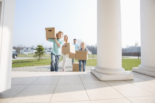 Local moving team handling flat and office transport in Andstorage