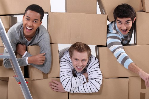 Person using a screen reader to access removals and storage information