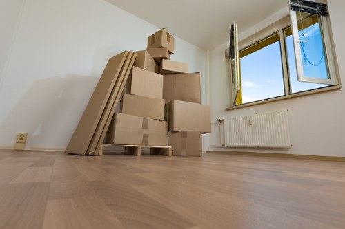 Local movers helping with a residential relocation in Andstorage