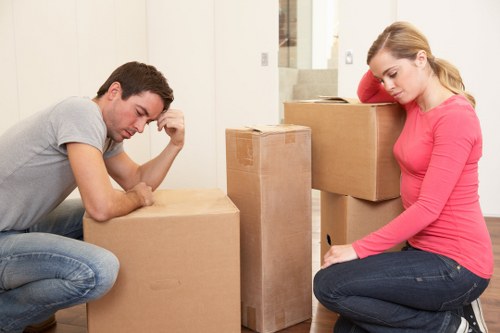Packed boxes and home move logistics for customers in Andstorage